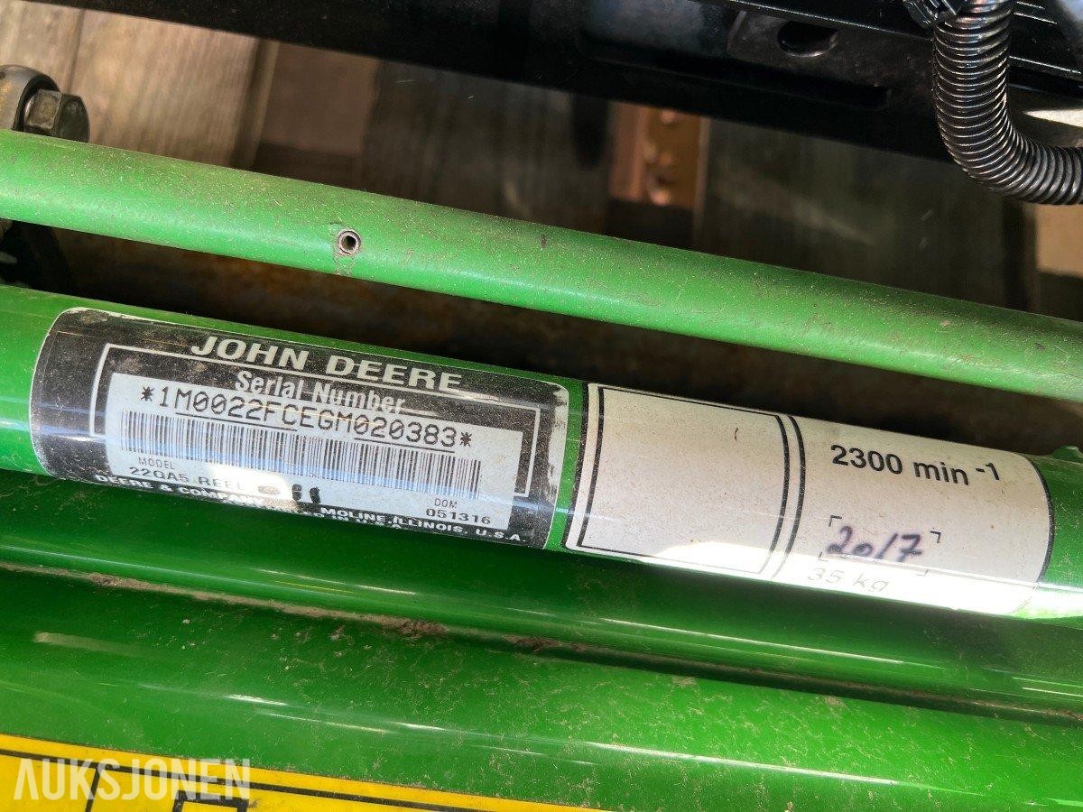 2017 John Deere 220 E-Cut Hybrid Green Klipper